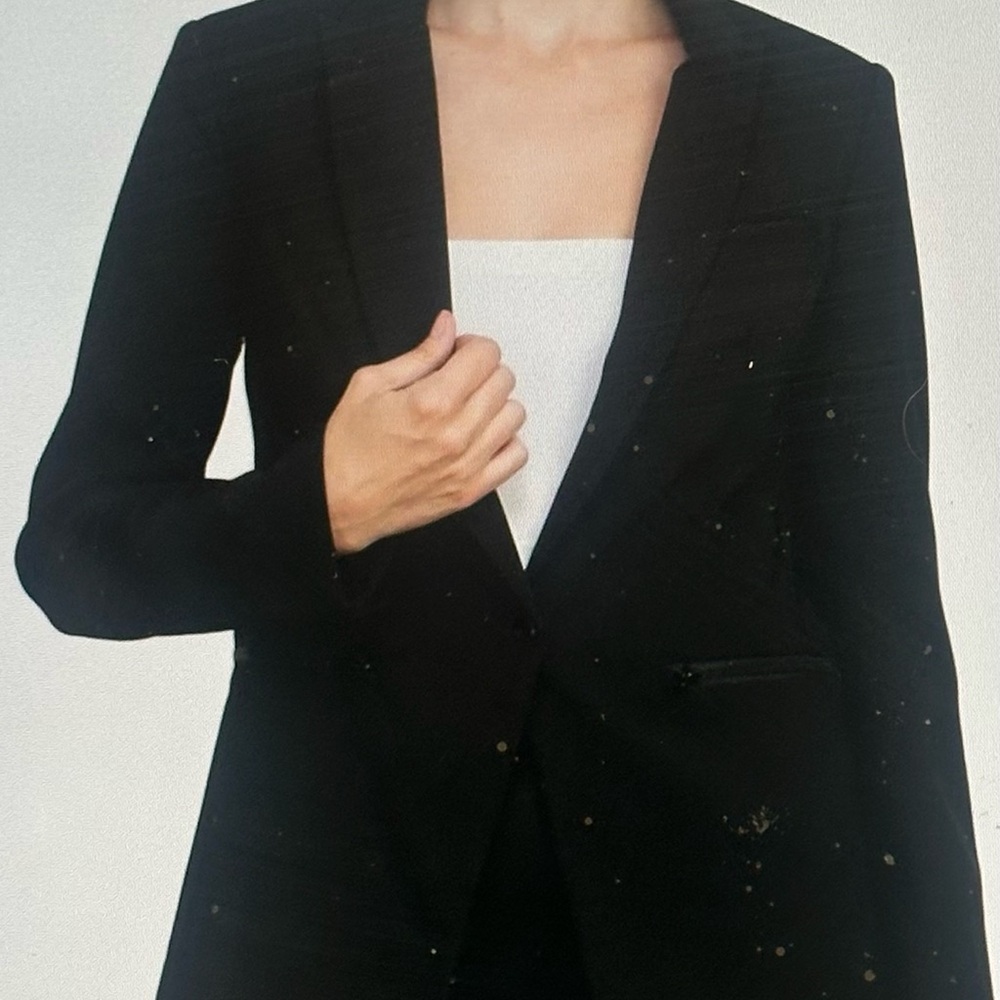 NWT Truth Black Blazer Classic Tailored Suit Jacket